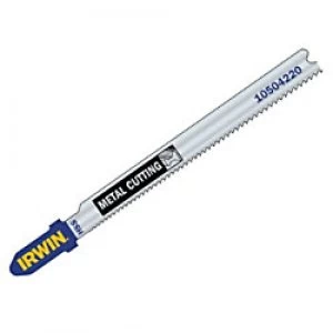 Image of IRWIN Jigsaw Blade for Metal Cutting T123X Pack of 5