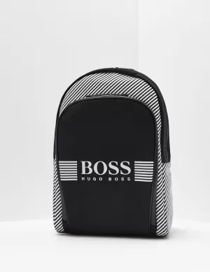 Image of Hugo Boss Magnified Pixel Logo Backpack