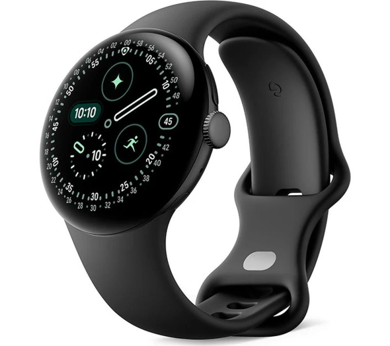Image of Google Pixel Watch 4 4G LTE - Matte Black Aluminium Case with Obsidian Active Band, 41 mm, Black 840353931527