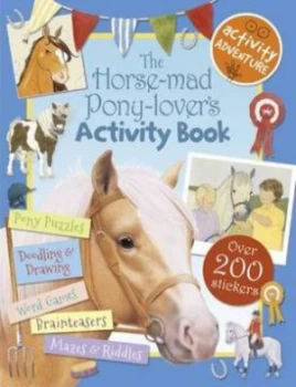 Image of The Horse-Mad Pony-Lovers Activity Book by Libby Hamilton Paperback