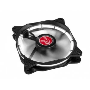 image of Raijintek Auras 12 White LED PWM Fan 120mm 2 Pack