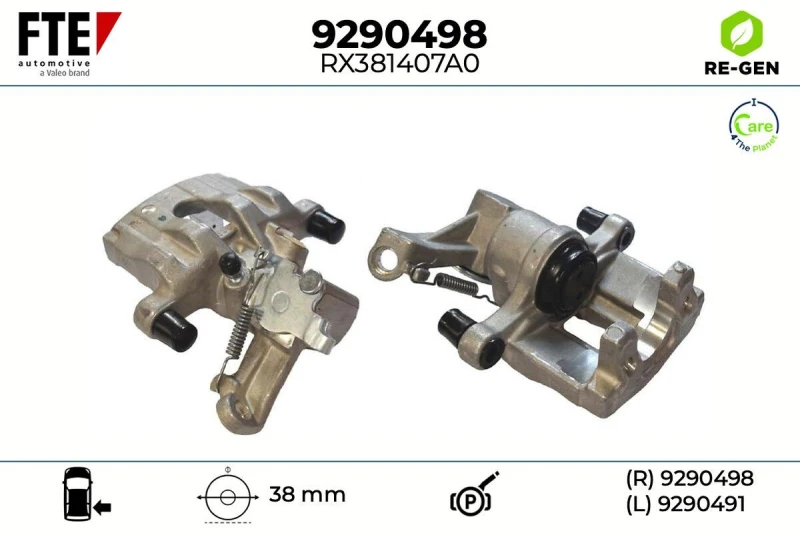Image of Brake caliper FTE 9290498