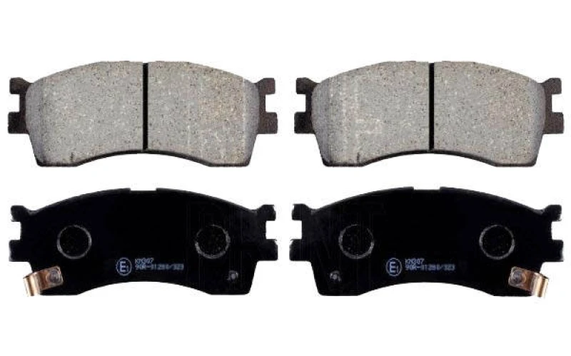 Image of Blue PRINT ADG04256 Brake pad set Front Axle, with acoustic wear warning Brake Pad Set,disc brake (402)