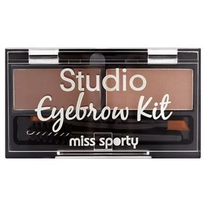 image of Miss Sporty - Studio Eyebrow Kit Medium Brown Brown