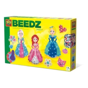 image of SES CREATIVE Princesses Diamond Iron-on Beads Mosaic Set, 5 Years or Above (06269)