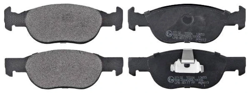 Image of A.B.S. 37132 Brake pad set without integrated wear sensor Brake Pad Set,disc brake (402)