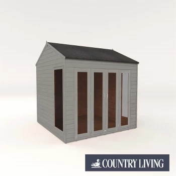 image of Country Living Hawksworth 8 x 8 Summerhouse Painted + Installation - Thorpe Towers