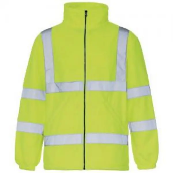Image of ESE Direct Hi-Vis Yellow Micro-Fleece Jacket - Size Small 404649 Hi Vis Clothing
