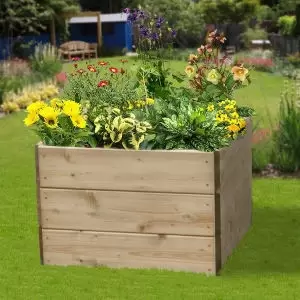 Image of Greena Square Raised Bed - 450 x 600 x 600mm