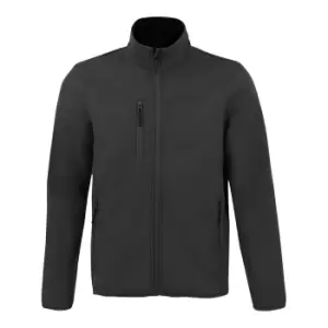 Image of SOLS Mens Radian Soft Shell Jacket (4XL) (Charcoal)