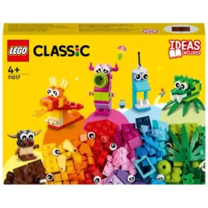 image of LEGO Classic: Creative Monsters 5 Mini Build Bricks Set (11017)