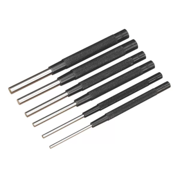 Image of Genuine SEALEY AK9123 Parallel Pin Punch Set 6pc