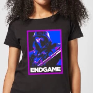 Image of Avengers Endgame Ronin Poster Womens T-Shirt - Black