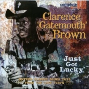 Image of Clarence Gatemouth" Brown Just Got Lucky CD
