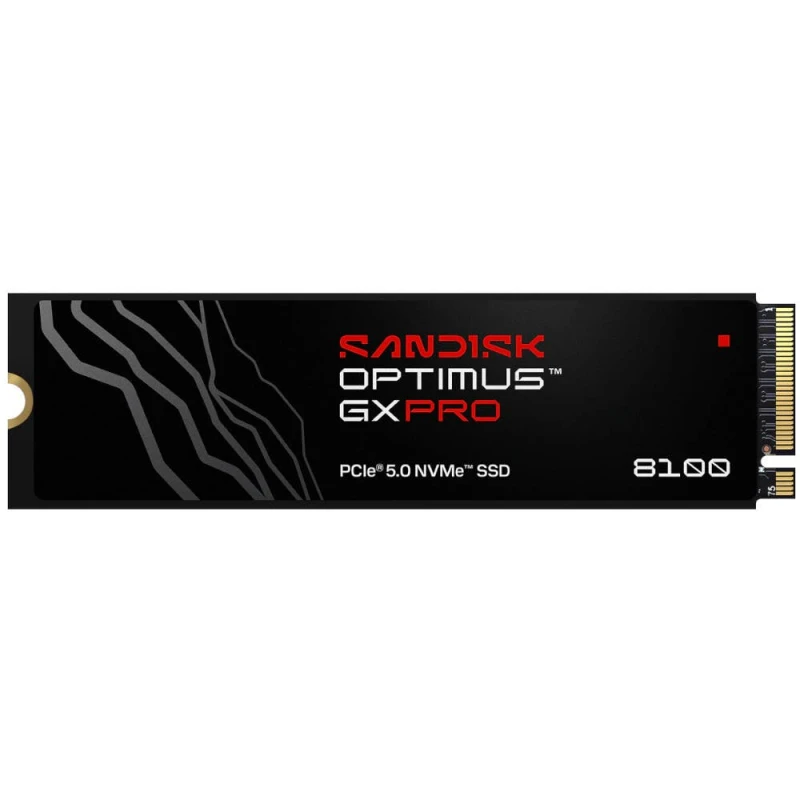Image of SanDisk Optimus GX PRO 8100 4TB PCIe 5.0 NVMe Internal SSD - Up to 14,900MB/s - SDSP82400TAN-000E0