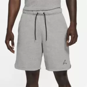 image of Jordan Essential Fleece Short, Carbon Heather/White, Male, Shorts, DA9826-091