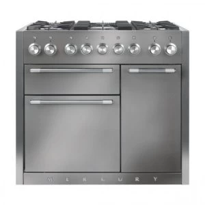 image of Mercury MCY1000DFSS 93110 1000mm Dual Fuel Range Cooker - Stainless Steel