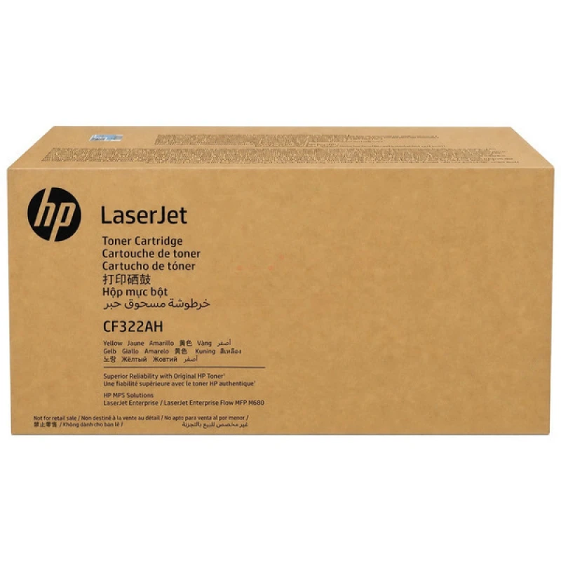 Image of HP CF322AH/653A Toner cartridge yellow Contract. 16.5K pages ISO/IEC 1
