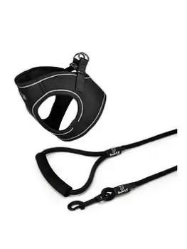 Image of Bunty Medium Voyage Harness And Large Rope Lead - Medium