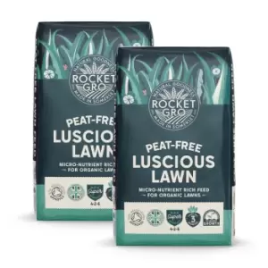 Image of Yougarden Pair Of Peat Free Luscious Lawn Feed 50L