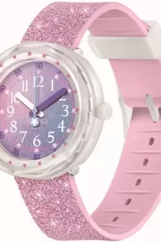 Image of Childrens Flik Flak Sketch In Sparkle Watch FCSP107C