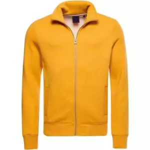 Image of Superdry V Logo Fleece Zip Jacket - Yellow