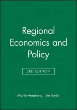 Image of Regional Economics and Policy by Martin Armstrong Paperback