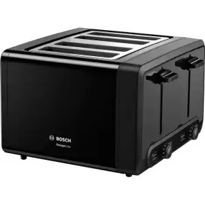 Image of Bosch DesignLine TAT4P443GB 4 Slice Toaster