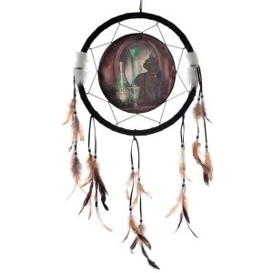 image of Lisa Parker Absinthe Cat Dreamcatcher 33cm