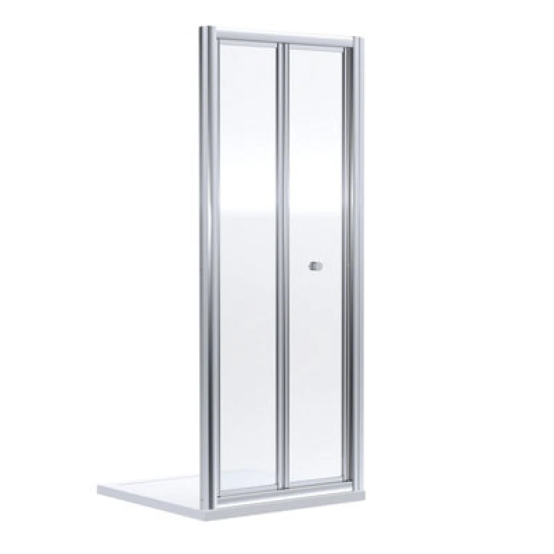 Image of nuie Rene 1900 x 700mm Bi-Fold Shower Door - Chrome, Silver SMBD7-E6