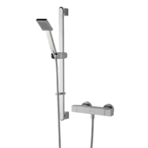 image of Bristan Quadrato Thermostatic Bar Mixer Shower QD SHXSMFF C - 219329