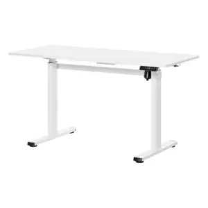 image of Vinsetto Electric Height Adjustable Sit/Stand Desk with Large Desktop for Home Office - White