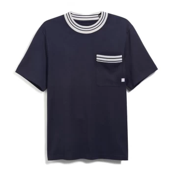 Image of Farah Matthew Short Sleeve T Shirt - Blue
