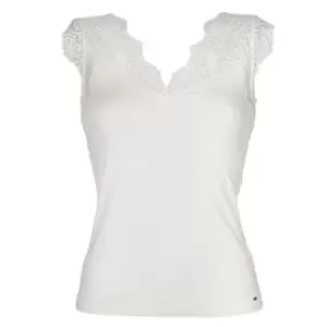 image of Morgan DENO womens Blouse in White - Sizes S,M,L,XL,XS