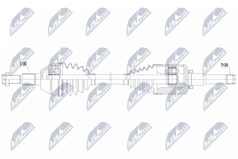 Image of NTY Drive shaft NTY NPW-PL-177