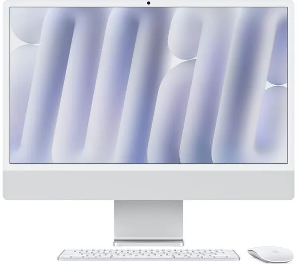 Image of Apple iMac 24", M4, 10-Core GPU, 256GB - 2024 - Silver