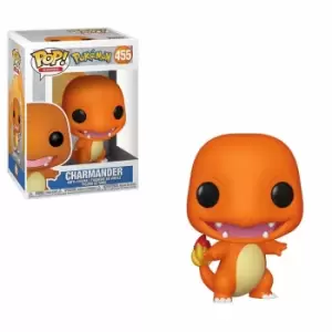 image of Funko POP! Games Charmander Pokemon Vinyl Figure + Protector