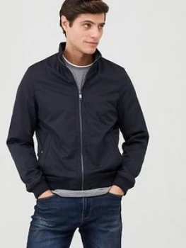 Image of Ted Baker Wadded Bomber Jacket - Navy, Size 2, Men