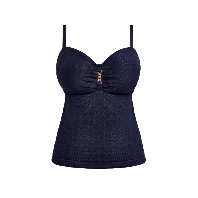 Image of Fantasie FANTASIE AZORES UNDERWIRE TANKINI TOP Midnight - Fantasie - Size: 34G Midnight Female 34G XY63113