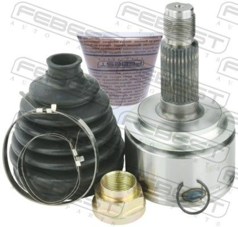 Image of FEBEST 0310-CWAT CV Joint Front Axle Joint Kit,drive shaft (5)