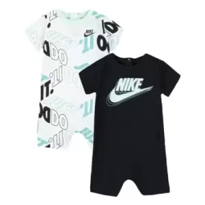 Image of Nike 2PK Romper Baby - Black