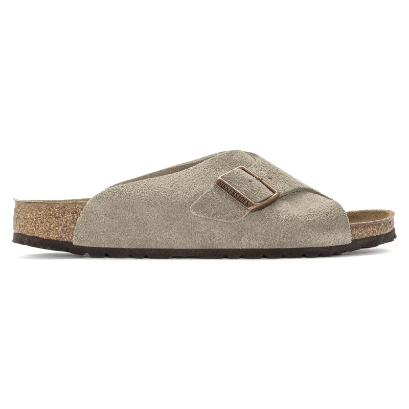 Image of Birkenstock Womens sandals Birkenstock Arosa Suede Leather Beige Female 38
