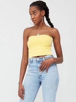 Image of Adidas Originals Tube Top - Yellow