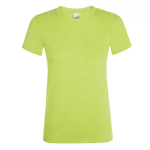 Image of SOLS Womens/Ladies Regent Short Sleeve T-Shirt (S) (Apple)