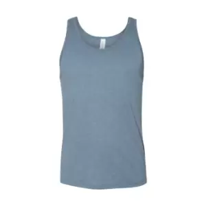 Image of Canvas Adults Unisex Jersey Sleeveless Tank Top (XS) (Heather Slate)