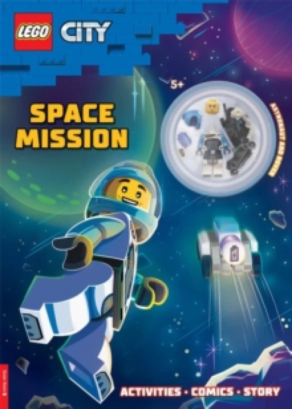 Image of LEGO City: Space Mission Activity Book (with astronaut LEGO minifigure and rover mini-build) Paperback / softback