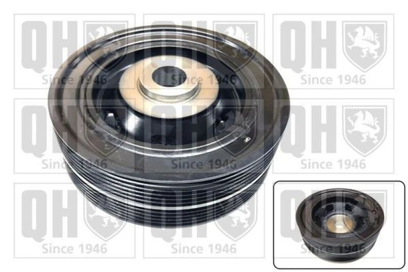 Image of QUINTON HAZELL Crankshaft pulley QUINTON HAZELL QCD160