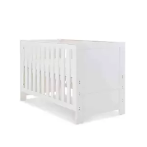 image of Obaby Nika Cot Bed White Wash