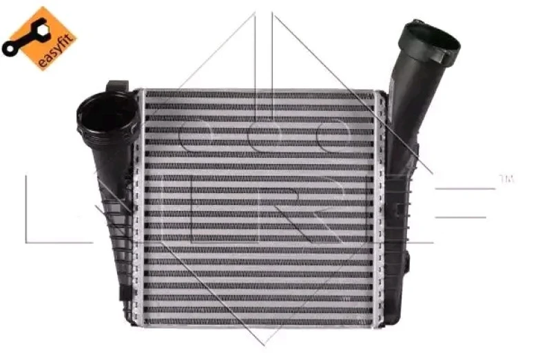 Image of NRF 30293 Intercooler EASY FIT, with piston clip Intercooler,charger (468)