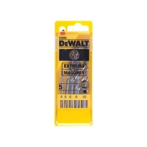 Image of DEWALT Extreme Masonry Drill Bit Set 5 Piece